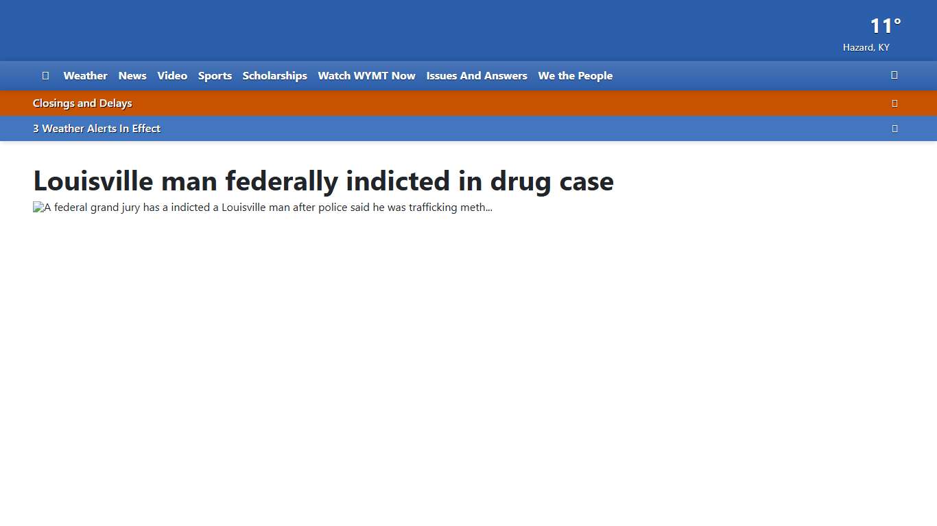 Louisville man federally indicted in drug case